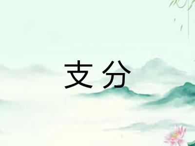 支分