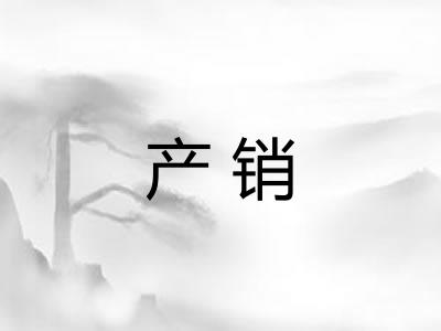 产销 产销