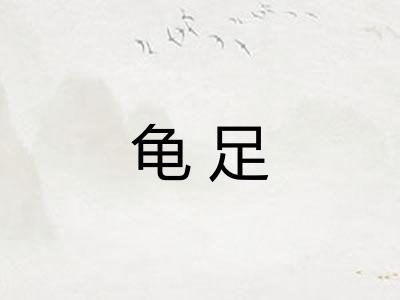 龟足 龟足