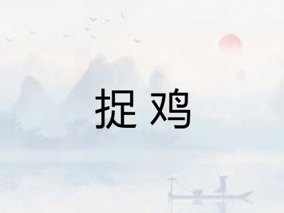 捉鸡 捉鸡