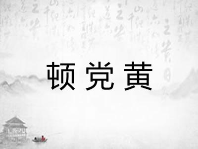 顿党黄 顿党黄
