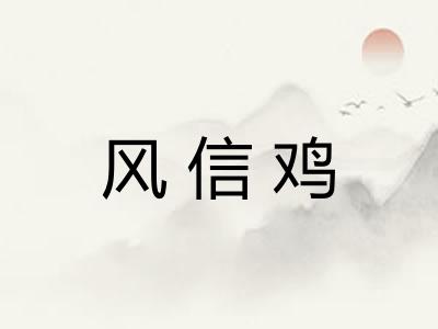 风信鸡 风信鸡