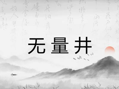 无量井 无量井
