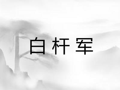白杆军 白杆军