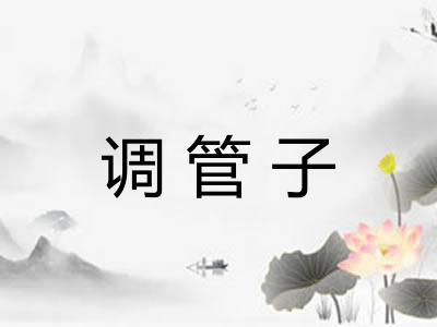 调管子 调管子