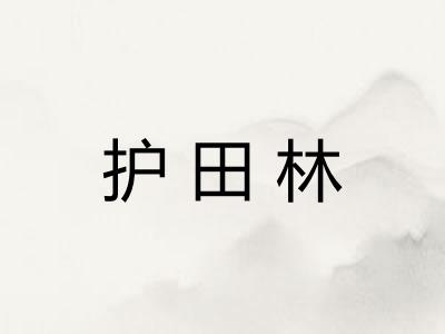 护田林 护田林