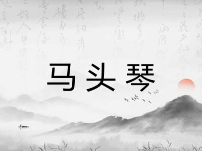 马头琴 马头琴