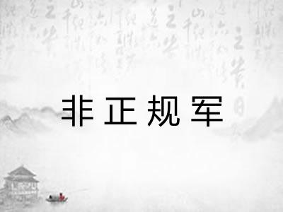 非正规军