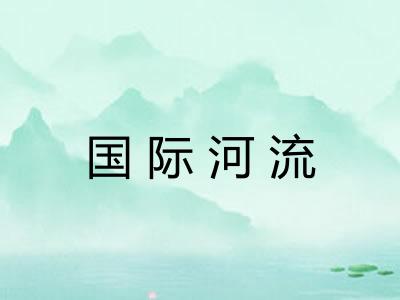 国际河流 国际河流