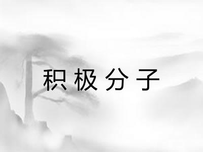 积极分子 积极分子