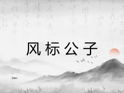 风标公子 风标公子