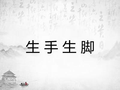 生手生脚 生手生脚